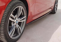 BMW 3-sarja F30/F31 2012–2019 DPT V-3 helman päälliset (M-Sport-helmoihin, kiiltävä musta) kuva 3
