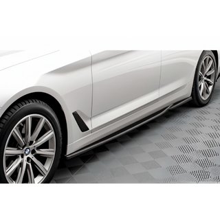DPT V-2 helmajatkeet (M-Sport/M5 helmoihin, kiiltävä musta) BMW 5-sarja G30/G31 2017–2023 kuva 1