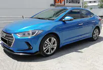 Hyundai Elantra (AD) 2015–2020 DPT helmalevikkeet (kiiltävä musta) kuva 4