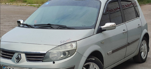 Renault Scenic/Grand 2003–2009 Ikkunankehyslistat (4 kpl, ruostumaton teräs) kuva 5