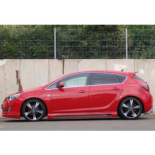 Sivuhelmat DPT V-2 (kiiltävä musta) Opel Astra J 2009–2015 kuva 3