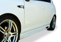 Opel Corsa D 2007–2014 Sivuhelmat DPT V-2 (kiiltävä musta) kuva 1