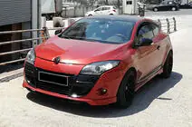 Renault Megane III 2009–2016 DPT helmaspoilerit (maalattavaksi) kuva 2