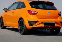 Seat Ibiza 2010–2017 Kylkihelmat DPT V-1 (Coupe, kiiltävä musta) kuva 5