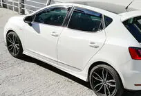 Seat Ibiza 2017– Helmalevikkeet DPT V-3 (kiiltävän musta) kuva 5