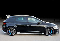Seat Leon 2013–2020 Sivuhelmat DPT V-3 (2017-2020, kiiltomusta) kuva 4