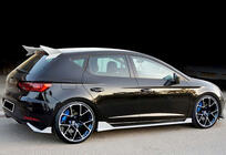 Seat Leon 2013–2020 Sivuhelmat DPT V-3 (2017-2020, kiiltomusta) kuva 5