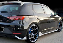 Seat Leon 2013–2020 Sivuhelmat DPT V-3 (2017-2020, kiiltomusta) kuva 6