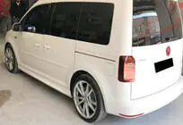 Volkswagen Caddy 2015–2020 DPT helmalevikkeet (maalattavaksi) kuva 1