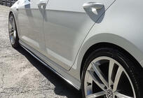 Volkswagen Golf 7/E-Golf 2012–2020 Sivuhelmat DPT V-2 (kiiltävä musta) kuva 5