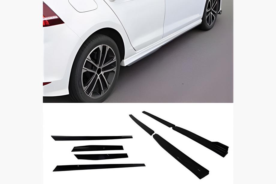 Volkswagen Golf 7/E-Golf 2012–2020 Helmalevikkeet DPT V-3 (kiiltävän musta) Kuva 1