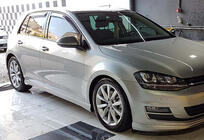 Volkswagen Golf 7/E-Golf 2012–2020 Helmalevikkeet DPT V-9 (kiiltävä musta) kuva 3