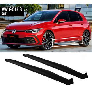 Sivuhelmat DPT V-2 (kiiltävä musta) Volkswagen Golf 8 2019–