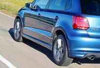 Volkswagen Polo 2010–2017 Helmalevikkeet DPT V-3 (kiiltävän musta) kuva 1