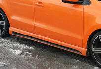 Volkswagen Polo 2010–2017 Sivuhelmat DPT V-4 (maalattavaksi) kuva 1