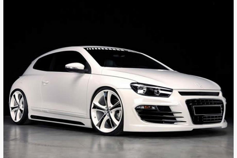 Volkswagen Scirocco 2008–2017 Sivuhelmat DPT V-2 (kiiltävä musta) Image