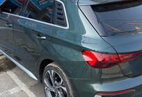 Audi A3 2012–2020 Taka sivuikkunoiden suojat DPT V-1 (kiiltävä musta, 2 kpl) kuva 2
