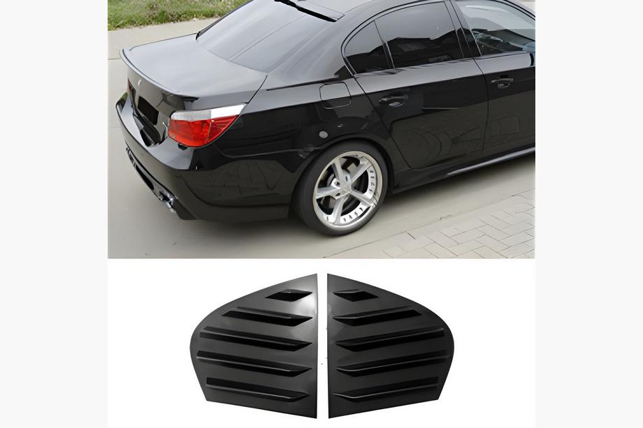 BMW 5-sarja E60/E61 2003–2010 Takalasien peitelistat DPT (kiiltävän musta, 2 kpl) Image
