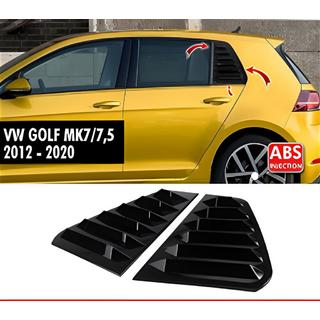 Takaikkunoiden peitelistat DPT V-2 (musta kiiltävä, 2 kpl) Volkswagen Golf 7/E-Golf 2012–2020