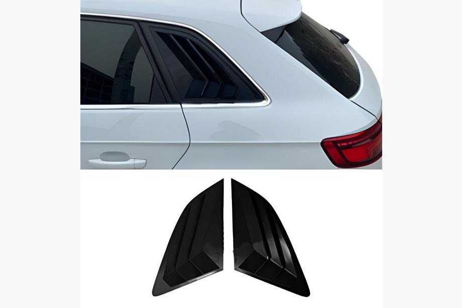 Audi A3 2012–2020 Takaikkunoiden peitelistat DPT V-2 (musta kiiltävä, 2 kpl) Kuva 1