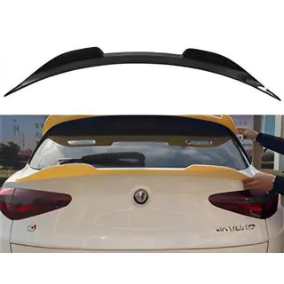 Spoileri DPT V-1 (kiiltävän musta) Alfa Romeo Stelvio 2016–