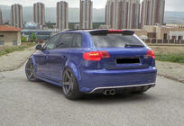 Audi A3 2003–2012 Spoileri DPT V-2 (2003-2008, kiiltomusta) kuva 7