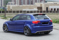 Audi A3 2003–2012 Spoileri DPT V-2 (2003-2008, kiiltomusta) kuva 2