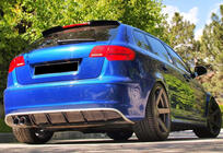 Audi A3 2003–2012 Spoileri DPT V-2 (2003-2008, kiiltomusta) kuva 1