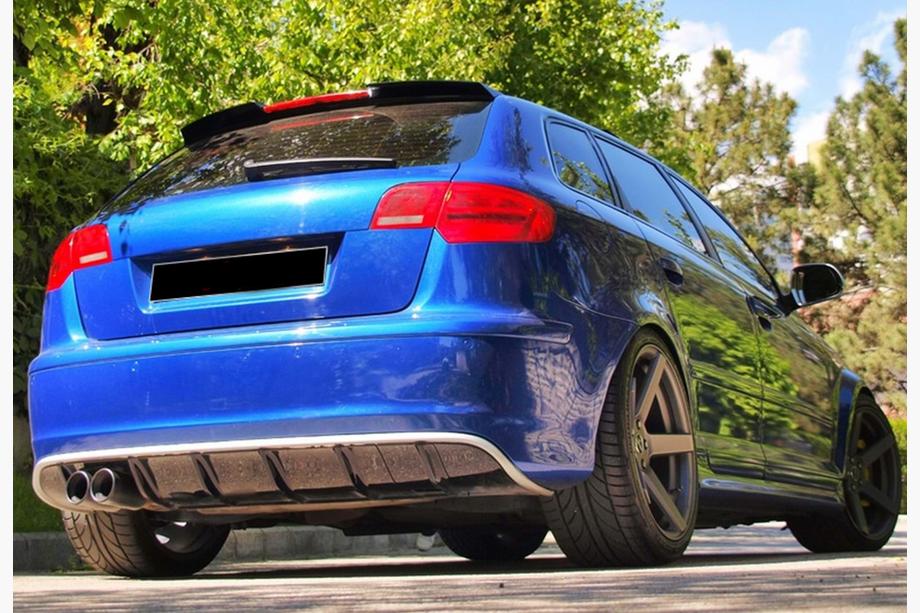Audi A3 2003–2012 Spoileri DPT V-2 (2003-2008, kiiltomusta) Image