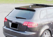 Audi A3 2003–2012 Spoileri DPT V-4 (kiiltomusta) kuva 2
