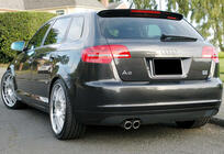 Audi A3 2003–2012 Spoileri DPT V-4 (kiiltomusta) kuva 3