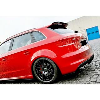 DPT V-1 -spoileri (HB, kiiltävän musta) Audi A3 2012–2020 kuva 1