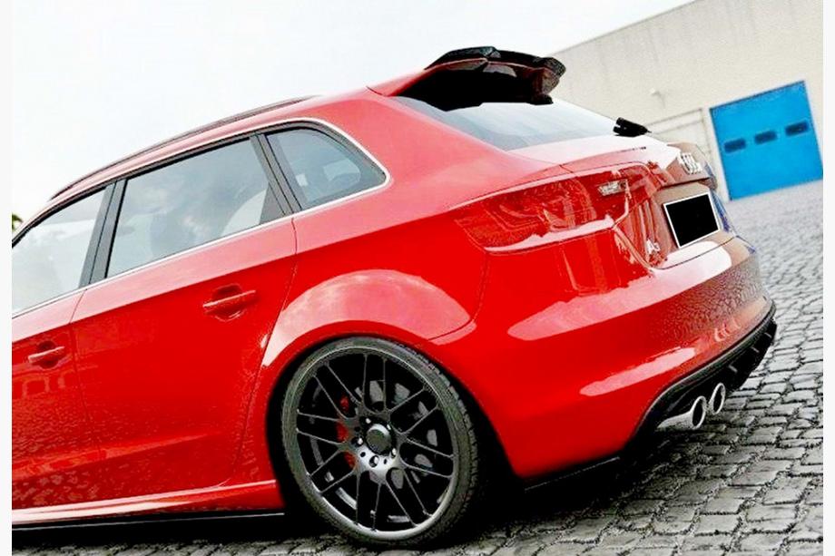 Audi A3 2012–2020 DPT V-1 -spoileri (HB, kiiltävän musta) Image