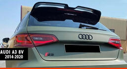 Audi A3 2012–2020 Spoileri DPT V-3 (HB, 5-ovinen, kiiltävän musta) kuva 1