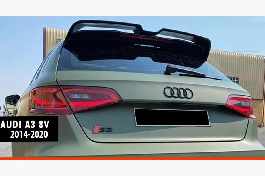 Audi A3 2012–2020 Spoileri DPT V-3 (HB, 5-ovinen, kiiltävän musta) Image