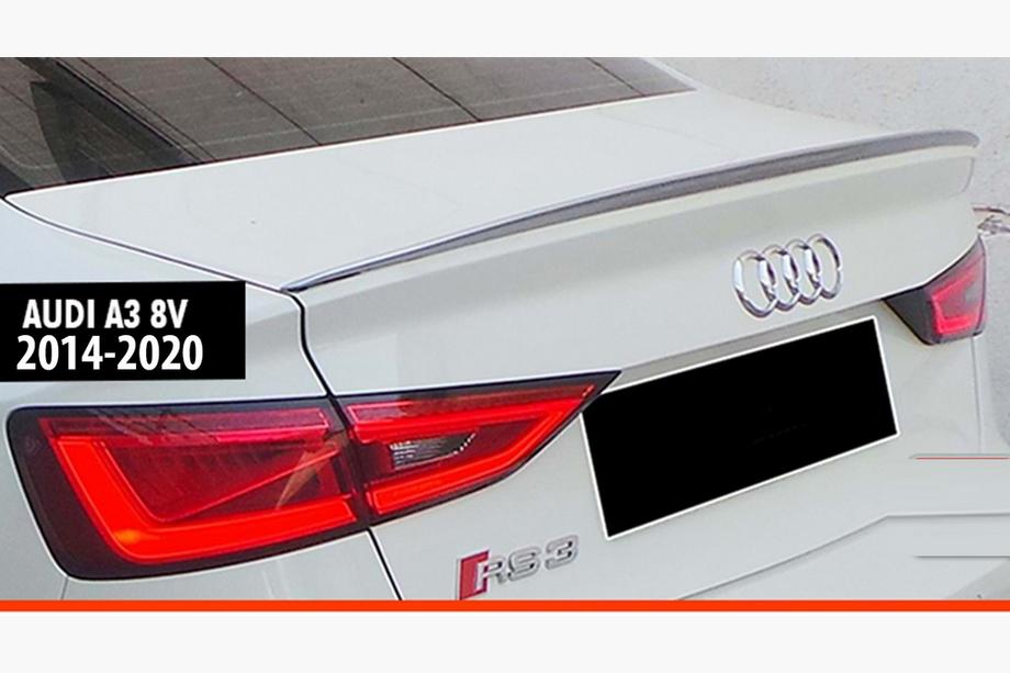 Audi A3 2012–2020 DPT V-6 spoileri (2014-2020, kiiltävän musta) Image