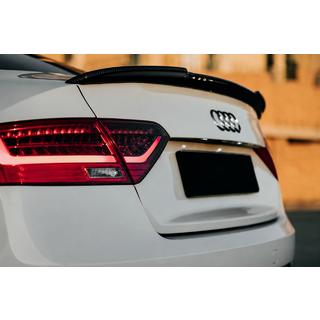 Spoileri DPT V-1 (Sedan-malliin, kiiltävä musta) Audi A5 2007–2015 kuva 1