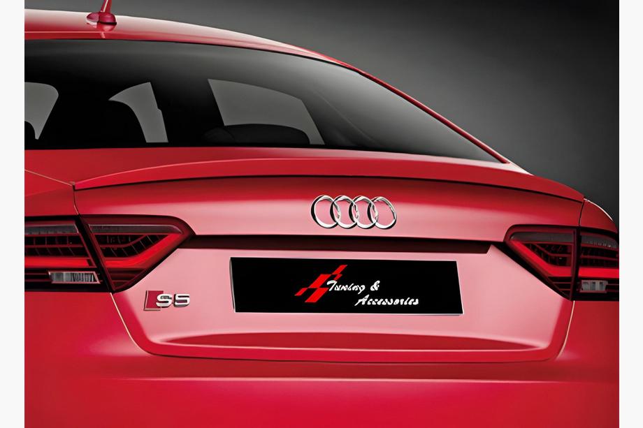 Audi A5 2007–2015 DPT V-2 takaspoileri (Coupe, kiiltävä musta) Image