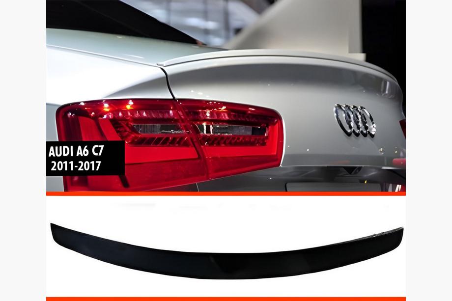 Audi A6 C7 2011–2017 DPT V1 spoileri (Sedan, kiiltävä musta) Image