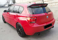BMW 1-sarja F20/F21 2011–2019 DPT V1 -spoileri (F20/F21, kiiltävä musta) kuva 2