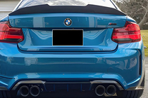 BMW 2-sarja F22/F23 2014–2021 PSM-tyylinen spoileri (F22, kiiltävän musta) kuva 1