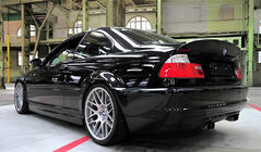 BMW 3-sarja E46 1998–2006 CSL-tyylinen spoileri (Coupe, kiiltävä musta) kuva 1