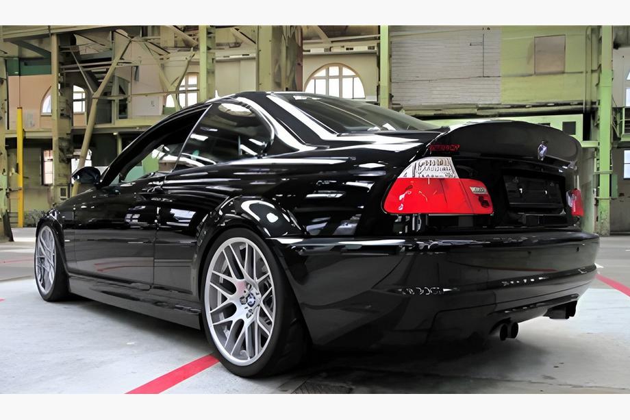 BMW 3-sarja E46 1998–2006 CSL-tyylinen spoileri (Coupe, kiiltävä musta) Image