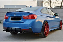 BMW 4-sarja F32/F33/F36 2012–2020 M4-Style V2 -takaspoileri (F32, kiiltävän musta) kuva 1