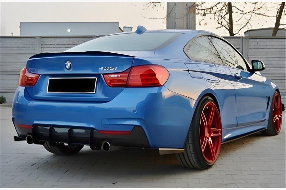 BMW 4-sarja F32/F33/F36 2012–2020 M4-Style V2 -takaspoileri (F32, kiiltävän musta) Image