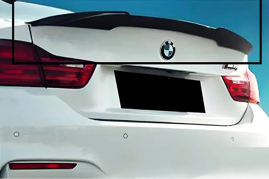 BMW 4-sarja F32/F33/F36 2012–2020 M4-Style V1 -spoileri (F32, kiiltävän musta) Image