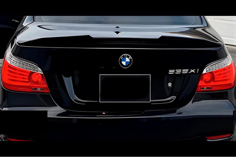 BMW 5-sarja E60/E61 2003–2010 PSM-tyylinen spoileri (kiiltävä musta) Image