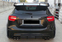 Mercedes A-sarja W176 2012–2018 Spoileri DPT V-1 (kiiltävän musta) kuva 5