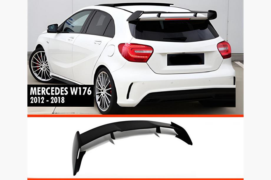 Mercedes A-sarja W176 2012–2018 Spoileri DPT V-2 (kiiltävä musta) Image