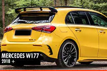 Mercedes A-class W177 2018– Spoileri DPT V-1 (kiiltävän musta) kuva 1
